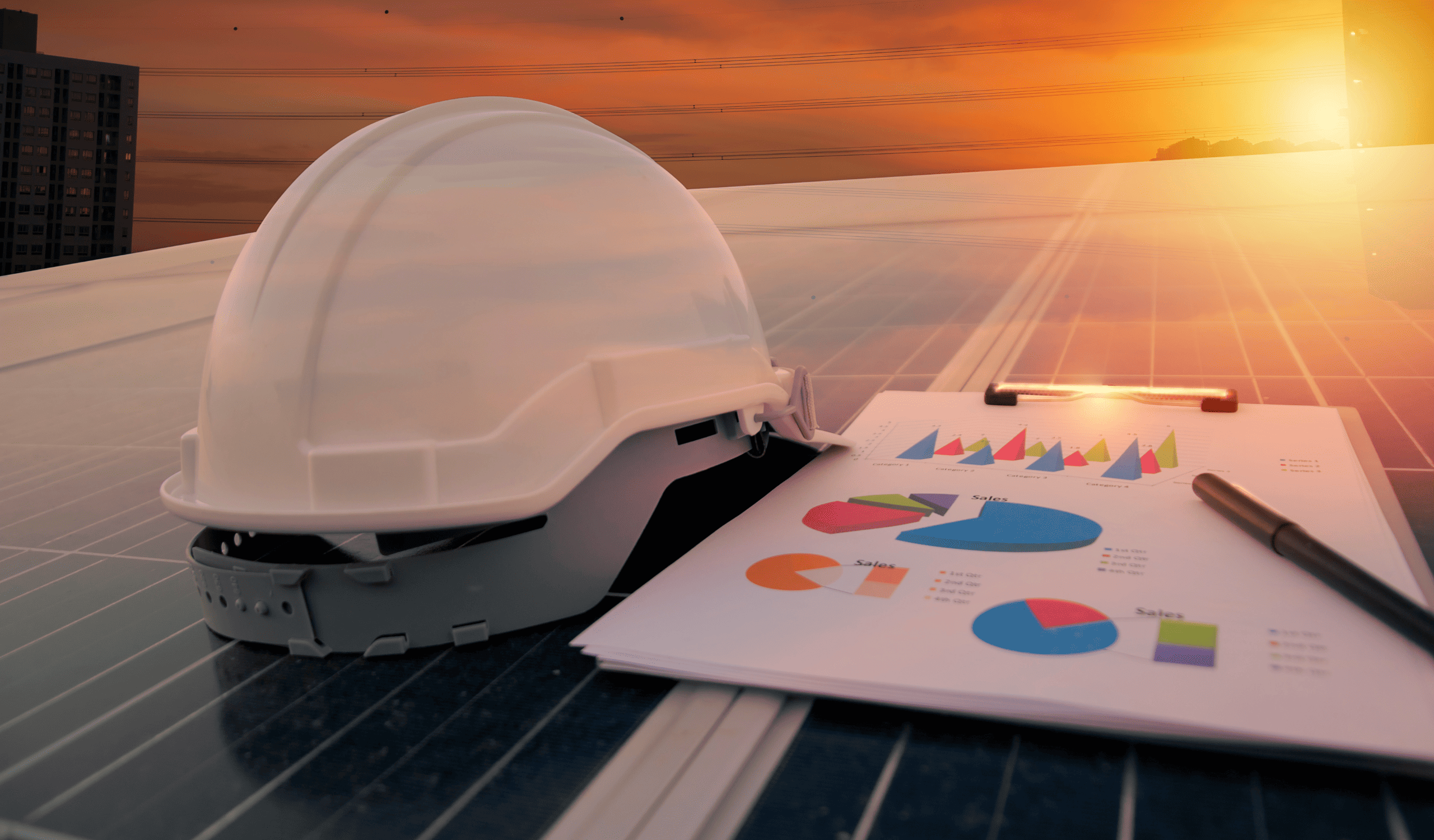 energy-industry-concept-clipboard-with-charts-resting-on-solar-panel
